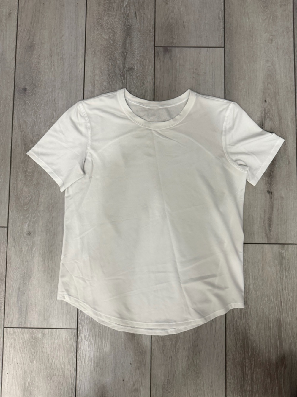 lululemon athletica White Short Sleeve Crewneck Tee